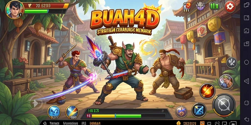 Screenshot BUAH4D menampilkan aksi strategi yang mendebarkan.