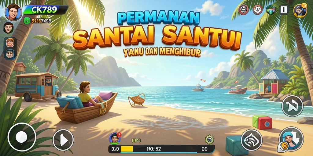 Screenshot utama CK789 menampilkan gameplay seru dan interaktif.