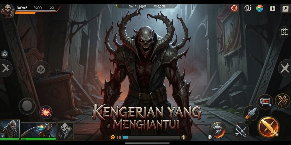 Screenshot utama dari DAYA138 yang menampilkan suasana mencekam gameplay.