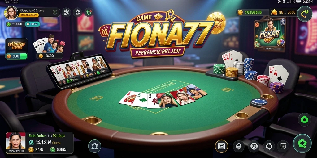 Tangkapan layar FIONA77 menunjukkan gameplay poker yang seru dan interaktif.