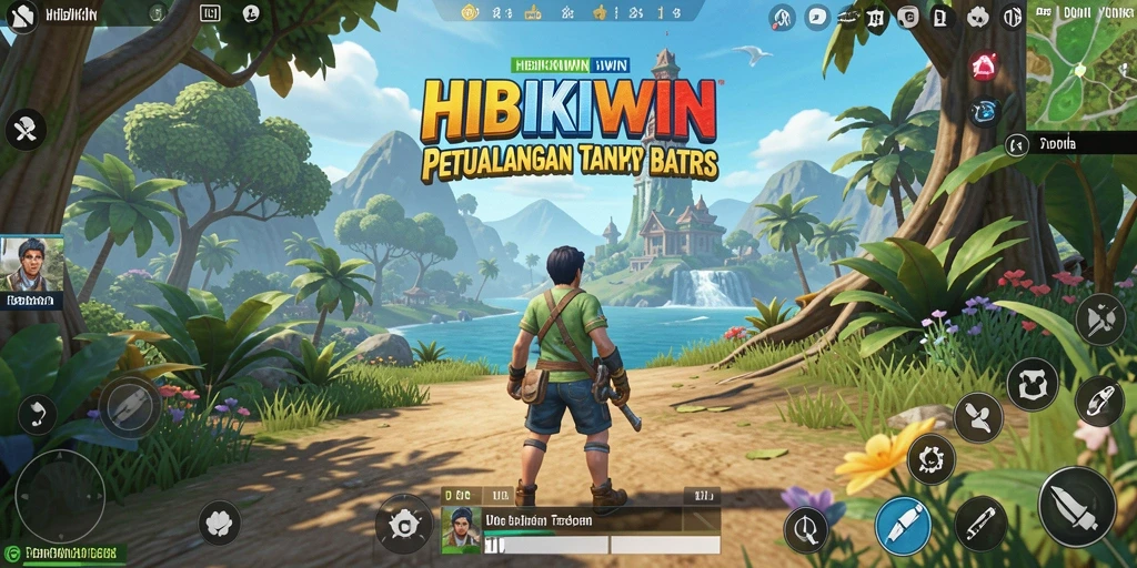 Tampilan gameplay Open World yang menakjubkan dari HIBIKIWIN.