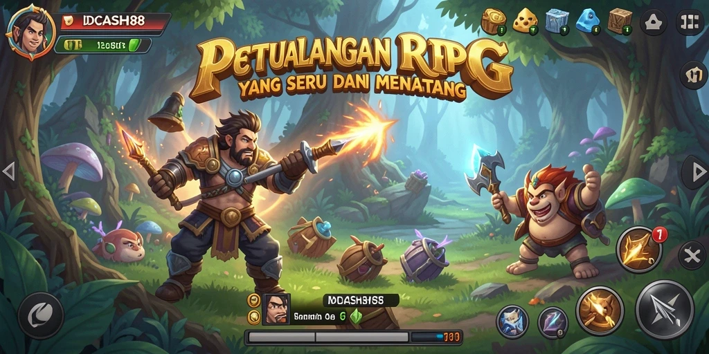 Gambaran gameplay seru dan mendalam dalam IDCASH88.