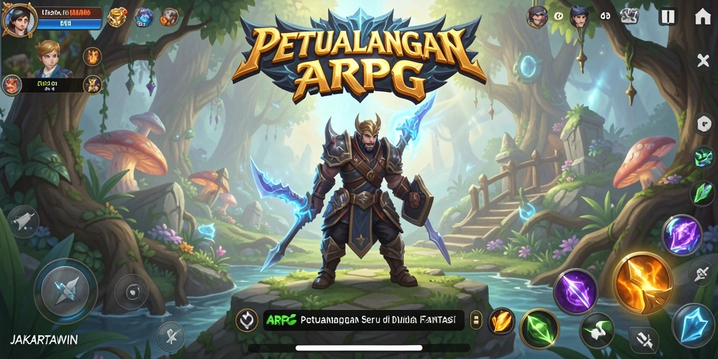Tampilan gameplay seru dan menantang di JAKARTAWIN.