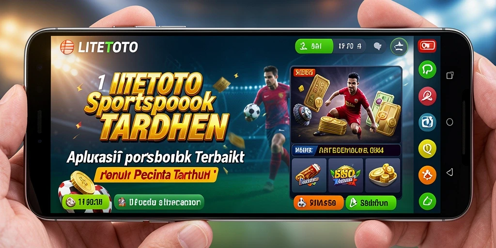Screenshot LITETOTO menampilkan aksi taruhan olahraga yang seru.