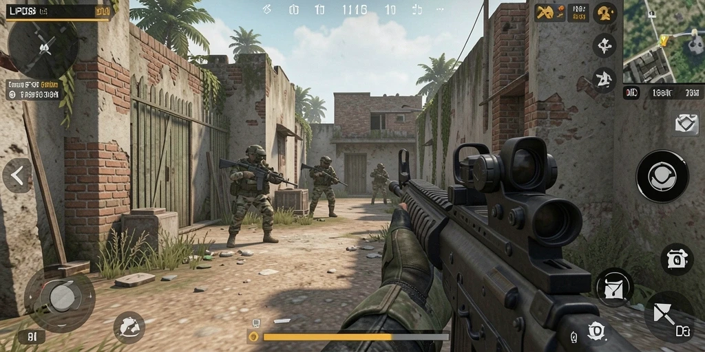 Tampilan menarik dari gameplay LPO88 dengan aksi tembak-menembak yang intens.
