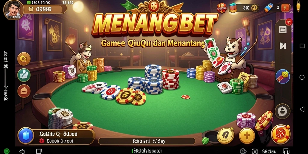 Tampilan gameplay QiuQiu yang mendebarkan di MENANGBET.