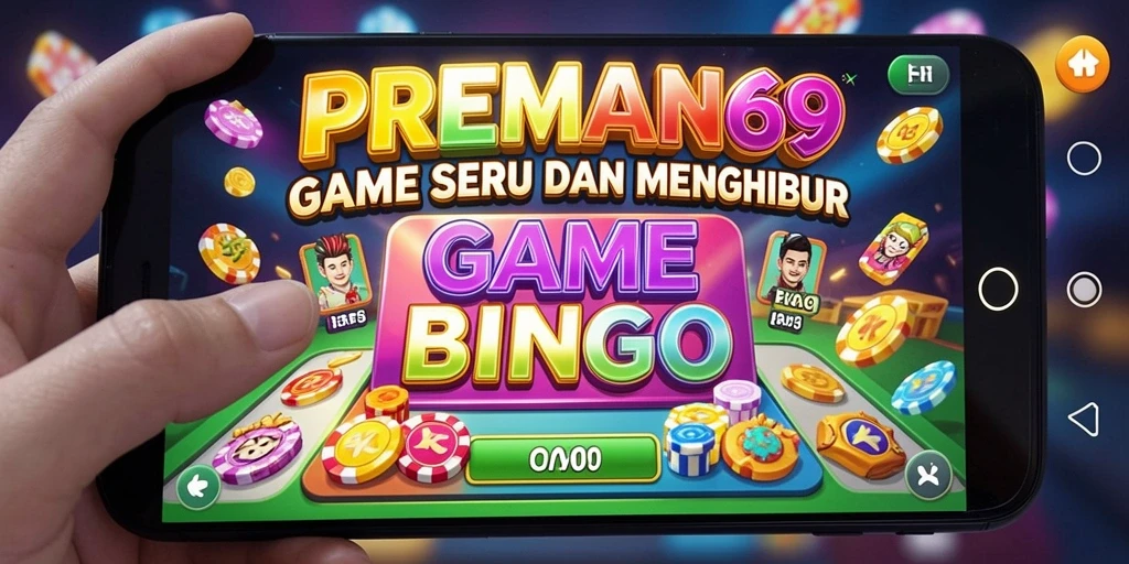 Tampilan gameplay seru di PREMAN69 dengan kartu Bingo yang menarik.