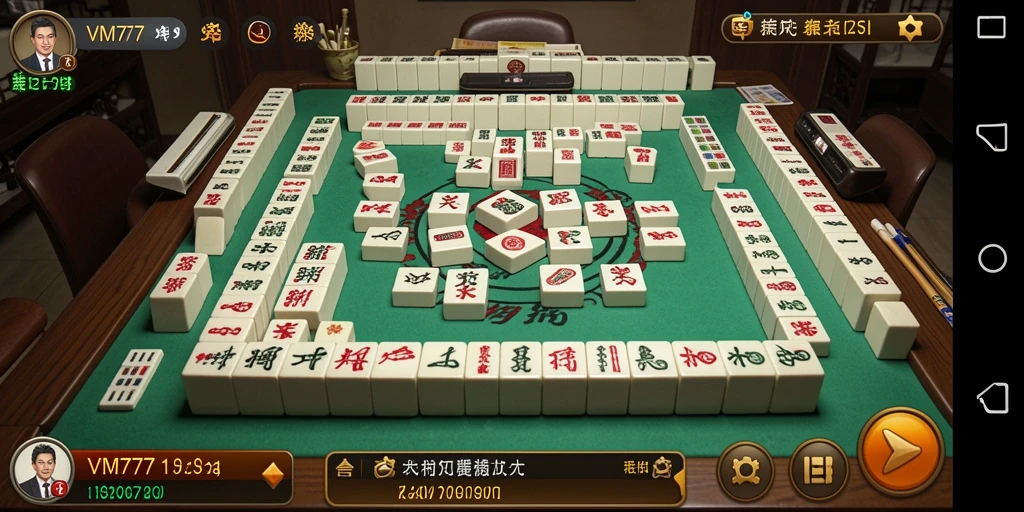 Tangkapan layar VM777 menampilkan gameplay Mahjong yang menarik.
